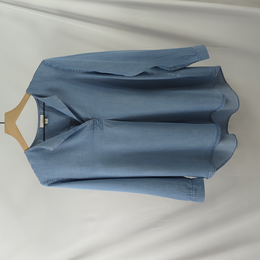 J. Jill Denim Tencel Top